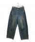 NOT4NERD（ノットフォーナード）の古着「MULTI CUT OFF CURVED DENIM PANTS」｜インディゴ