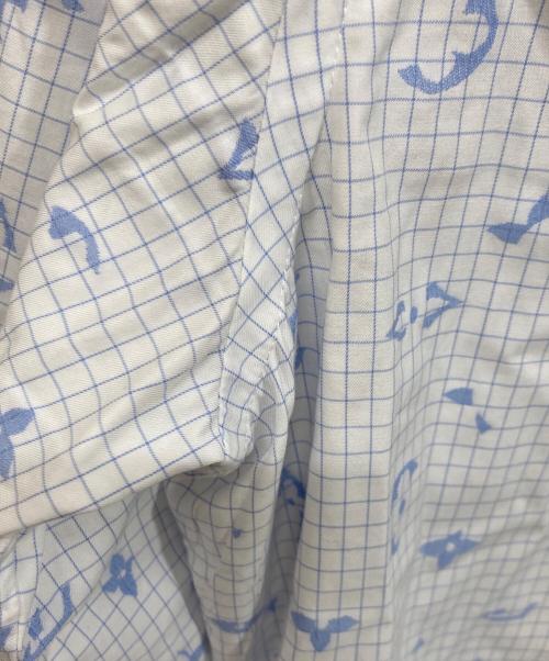 LOUIS VUITTON（ルイ ヴィトン）LOUIS VUITTON (ルイ ヴィトン) モノグラムロゴシャツ スカイブルー サイズ:SIZE Sの古着・服飾アイテム
