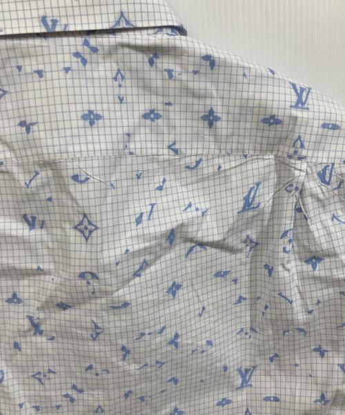 LOUIS VUITTON（ルイ ヴィトン）LOUIS VUITTON (ルイ ヴィトン) モノグラムロゴシャツ スカイブルー サイズ:SIZE Sの古着・服飾アイテム