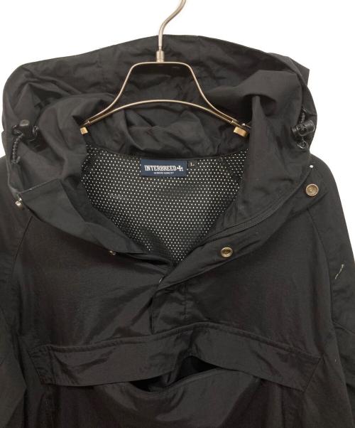 INTERBREED（インターブリード）INTERBREED (インターブリード) アノラックパーカー ブラック サイズ:	SIZE Lの古着・服飾アイテム
