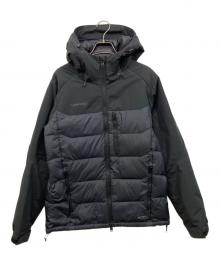 MAMMUT（マムート）の古着「ライムプロINハイブリッドフーデッドジャケット」｜ブラック
