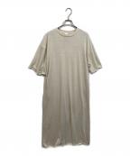 YENNイエン）の古着「LINEN TOUCH T DRESS」｜ベージュ