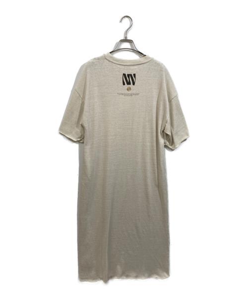 YENN（イエン）YENN (イエン) LINEN TOUCH T DRESS ベージュ サイズ:	SIZE 38の古着・服飾アイテム