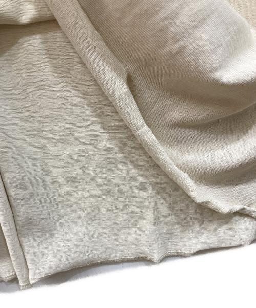YENN（イエン）YENN (イエン) LINEN TOUCH T DRESS ベージュ サイズ:	SIZE 38の古着・服飾アイテム