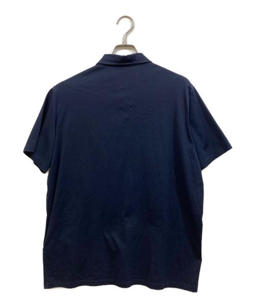 PRADA（プラダ）PRADA (プラダ) ポロシャツ ネイビー サイズ:XXLの古着・服飾アイテム