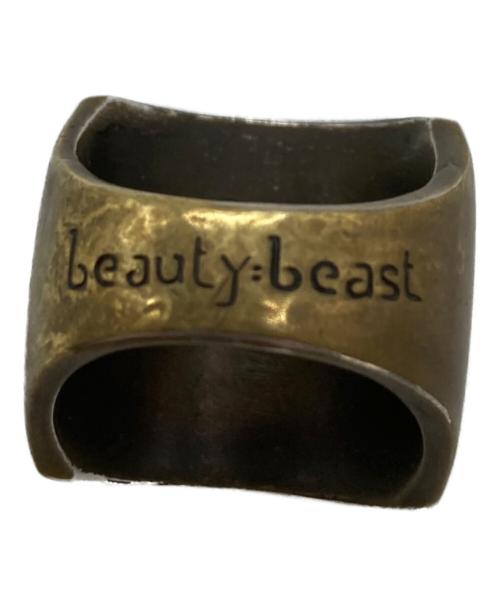 beauty:beast（ビューティービースト）beauty:beast (ビューティービースト) スクエアリング ゴールド サイズ:14号の古着・服飾アイテム