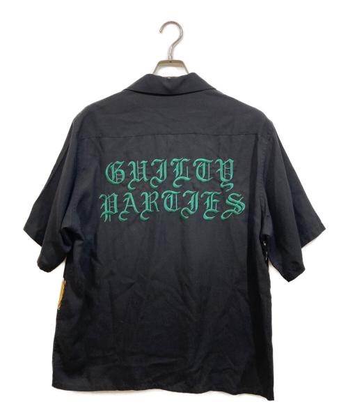 WACKO MARIA（ワコマリア）WACKO MARIA (ワコマリア) HAWAIIAN SHIRT S/S TYPE-7 /タイガープリント  ハワイアン オープンカラーシャツ ブラック サイズ:Mの古着・服飾アイテム