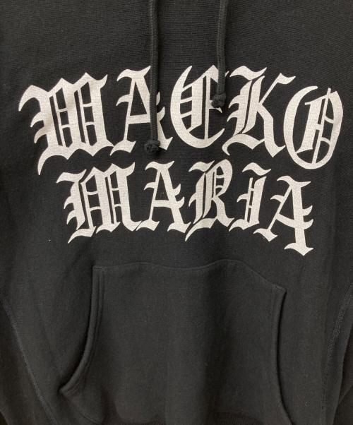 WACKO MARIA（ワコマリア）WACKO MARIA (ワコマリア) Champion (チャンピオン) リバースウィーブロゴパーカー ブラック サイズ:Mの古着・服飾アイテム