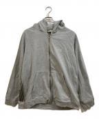 Needles×nubianニードルズ×ヌビアン）の古着「ZIPPED TRACK HOODY」｜グレー