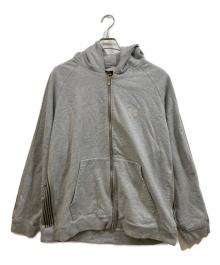 Needles×nubian（ニードルズ×ヌビアン）の古着「ZIPPED TRACK HOODY」｜グレー