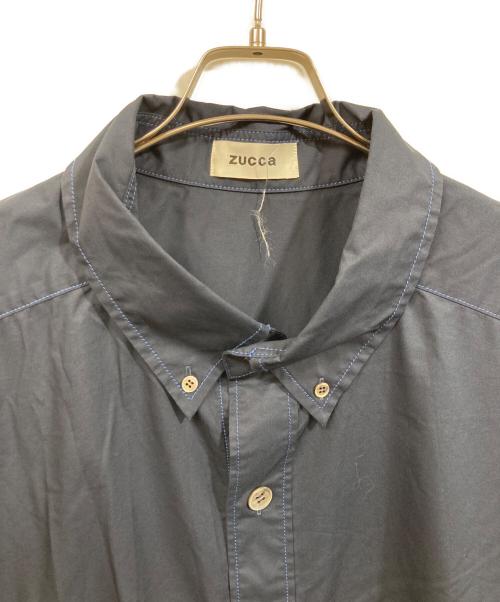 ZUCCA（ズッカ）ZUCCA (ズッカ) シャツワンピース ネイビー サイズ:SIZE Mの古着・服飾アイテム