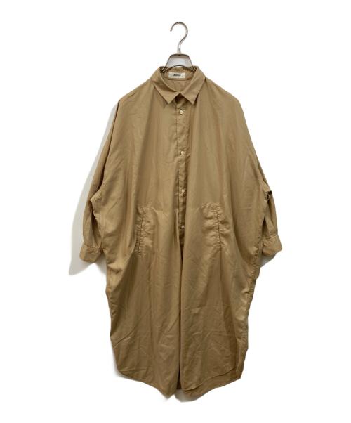 ZUCCA（ズッカ）ZUCCA (ズッカ) シャツワンピース ベージュ サイズ:SIZE Mの古着・服飾アイテム