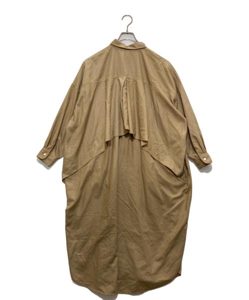 ZUCCA（ズッカ）ZUCCA (ズッカ) シャツワンピース ベージュ サイズ:SIZE Mの古着・服飾アイテム