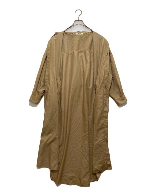 ZUCCA（ズッカ）ZUCCA (ズッカ) シャツワンピース ベージュ サイズ:SIZE Mの古着・服飾アイテム