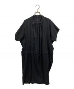 中古・古着通販】PRADA (プラダ) 半袖ワンピース ブラック サイズ:38 S