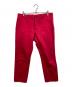GUCCI（グッチ）の古着「ロゴ刺繍CHINO TROUSERS」｜ショッキングピンク