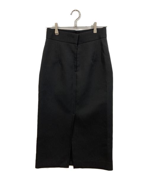 DESIGNWORKS（デザインワークス）DESIGNWORKS (デザインワークス) ミモレタイトスカート ブラック サイズ:SIZE 38の古着・服飾アイテム
