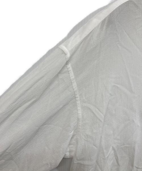 EVERYDAY I LIKE.（エヴリデイ アイ ライク）EVERYDAY I LIKE. (エヴリデイ アイ ライク) Cotton Sheer Wash shirt ホワイト サイズ:実寸をご確認くださいの古着・服飾アイテム