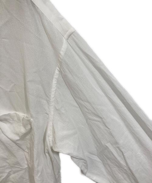 EVERYDAY I LIKE.（エヴリデイ アイ ライク）EVERYDAY I LIKE. (エヴリデイ アイ ライク) Cotton Sheer Wash shirt ホワイト サイズ:実寸をご確認くださいの古着・服飾アイテム