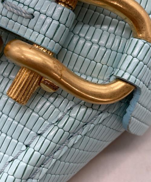 BOTTEGA VENETA（ボッテガベネタ）BOTTEGA VENETA (ボッテガベネタ) マダム レザーパンプス スカイブルー サイズ:SIZE 37の古着・服飾アイテム