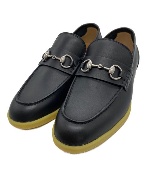 GUCCI（グッチ）GUCCI (グッチ) ホースビット ビット ローファー ブラック サイズ:SIZE 6の古着・服飾アイテム