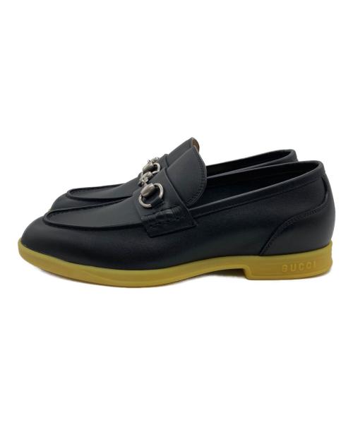 GUCCI（グッチ）GUCCI (グッチ) ホースビット ビット ローファー ブラック サイズ:SIZE 6の古着・服飾アイテム