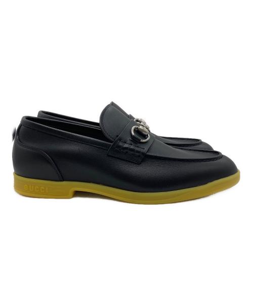GUCCI（グッチ）GUCCI (グッチ) ホースビット ビット ローファー ブラック サイズ:SIZE 6の古着・服飾アイテム