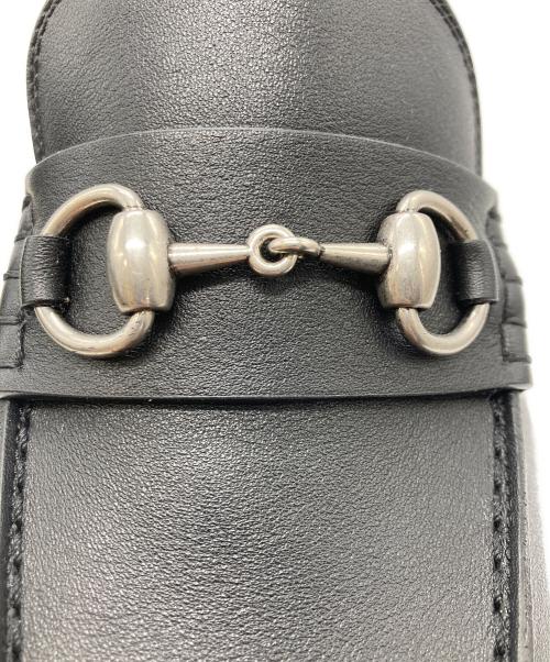 GUCCI（グッチ）GUCCI (グッチ) ホースビット ビット ローファー ブラック サイズ:SIZE 6の古着・服飾アイテム