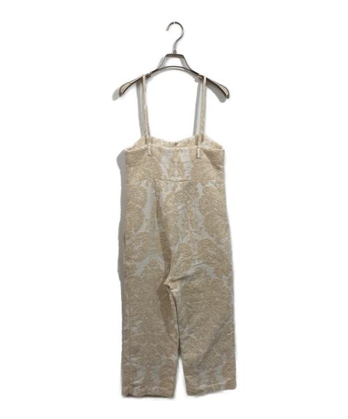 Eaphi（エフィ）EAPHI (エフィ) ジャガードキャミソールワンピース ベージュ サイズ:	SIZE 2の古着・服飾アイテム