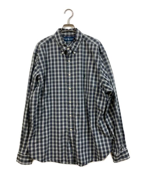 RALPH LAUREN（ラルフローレン）RALPH LAUREN (ラルフローレン) チェックシャツ ネイビー サイズ:XLの古着・服飾アイテム
