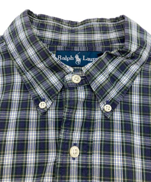 RALPH LAUREN（ラルフローレン）RALPH LAUREN (ラルフローレン) チェックシャツ ネイビー サイズ:XLの古着・服飾アイテム