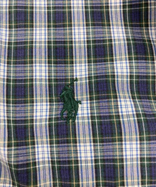 RALPH LAUREN（ラルフローレン）RALPH LAUREN (ラルフローレン) チェックシャツ ネイビー サイズ:XLの古着・服飾アイテム