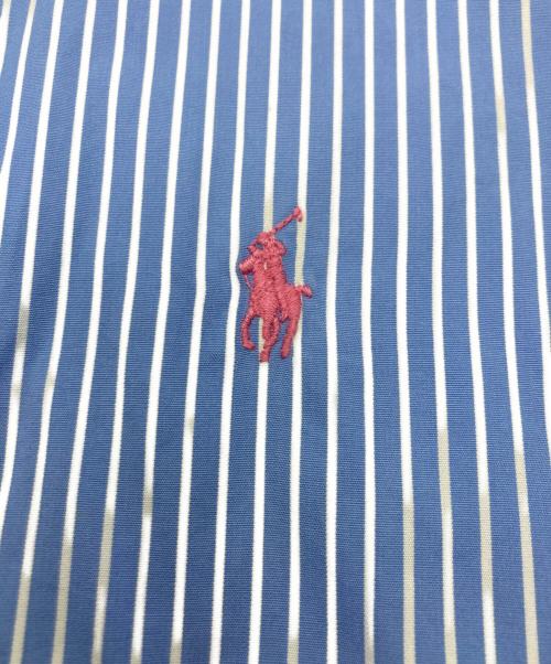 RALPH LAUREN（ラルフローレン）RALPH LAUREN (ラルフローレン) ストライプシャツ スカイブルー サイズ:SIZE XXLの古着・服飾アイテム