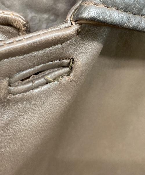 RECOUVERT（ルクーヴェール）RECOUVERT (ルクーヴェール) レザーカーコート ブラウン サイズ:SIZE 42の古着・服飾アイテム
