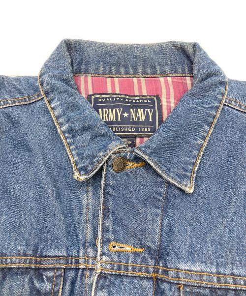ARMY NAVY（アーミーネイビー）ARMY NAVY (アーミーネイビー) デニムジャケット インディゴ サイズ:Lの古着・服飾アイテム