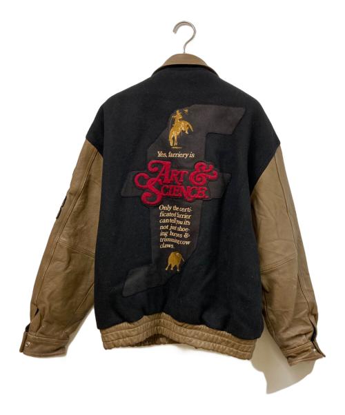 JFA（ジェーエフエー）JFA (ジェーエフエー) スタジャン ブラウン×ブラック サイズ:	SIZE Lの古着・服飾アイテム