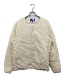 THE NORTHFACE PURPLELABEL（ザ・ノースフェイス パープルレーベル）の古着「Down Cardigan」｜ベージュ