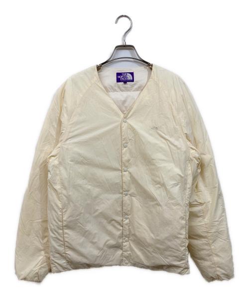 THE NORTHFACE PURPLELABEL（ザ・ノースフェイス パープルレーベル）THE NORTHFACE PURPLELABEL (ザ・ノースフェイス パープルレーベル) Down Cardigan ベージュ サイズ:SIZE Lの古着・服飾アイテム