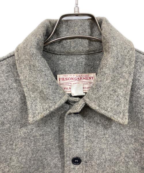 FILSON GARMENT（フィルソン ガーメント）FILSON GARMENT (フィルソン ガーメント) Mackinaw Wool Cruiser Jacket グレー サイズ:40の古着・服飾アイテム