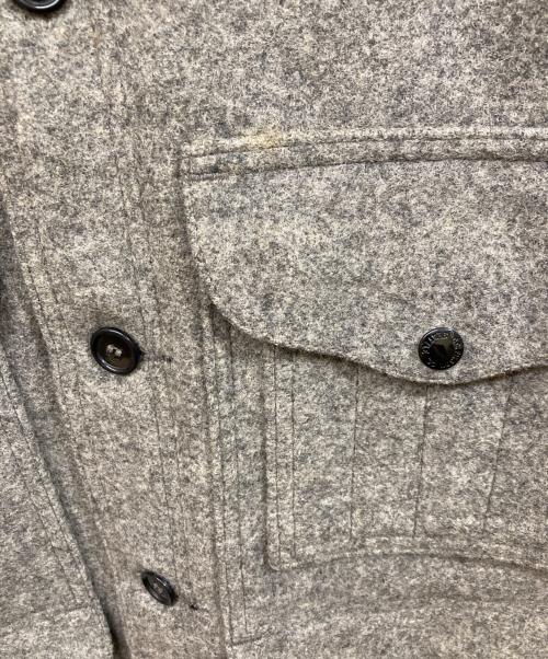 FILSON GARMENT（フィルソン ガーメント）FILSON GARMENT (フィルソン ガーメント) Mackinaw Wool Cruiser Jacket グレー サイズ:40の古着・服飾アイテム
