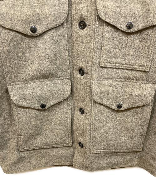 FILSON GARMENT（フィルソン ガーメント）FILSON GARMENT (フィルソン ガーメント) Mackinaw Wool Cruiser Jacket グレー サイズ:40の古着・服飾アイテム