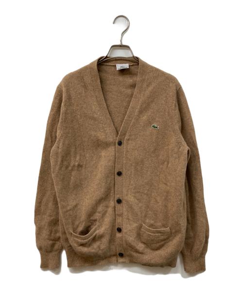 LACOSTE（ラコステ）LACOSTE (ラコステ) ウールカーディガン ブラウン サイズ:	SIZE 5の古着・服飾アイテム