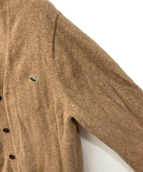 LACOSTE（ラコステ）LACOSTE (ラコステ) ウールカーディガン ブラウン サイズ:	SIZE 5の古着・服飾アイテム
