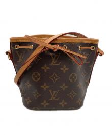 LOUIS VUITTON（ルイ ヴィトン）の古着「モノグラム ナノ ノエ ショルダーバッグ」｜ブラウン