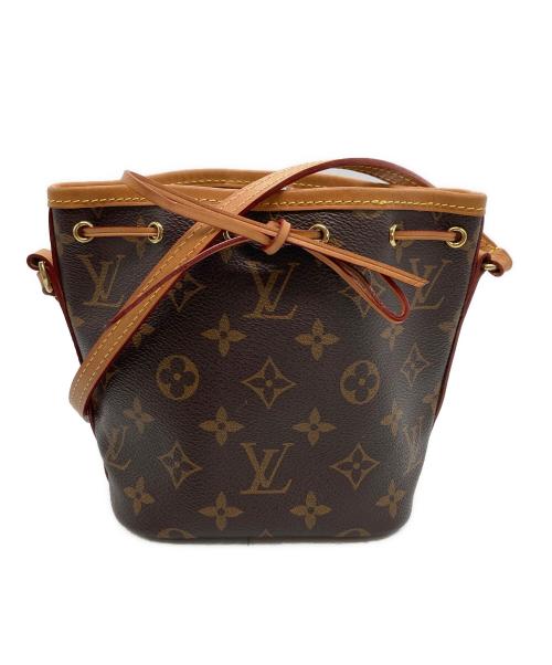 LOUIS VUITTON（ルイ ヴィトン）LOUIS VUITTON (ルイ ヴィトン) モノグラム ナノ ノエ ショルダーバッグ ブラウンの古着・服飾アイテム