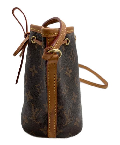 LOUIS VUITTON（ルイ ヴィトン）LOUIS VUITTON (ルイ ヴィトン) モノグラム ナノ ノエ ショルダーバッグ ブラウンの古着・服飾アイテム
