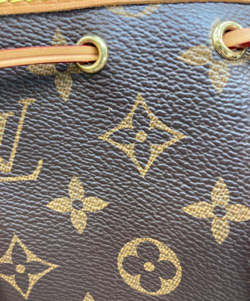 LOUIS VUITTON（ルイ ヴィトン）LOUIS VUITTON (ルイ ヴィトン) モノグラム ナノ ノエ ショルダーバッグ ブラウンの古着・服飾アイテム