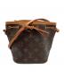 LOUIS VUITTON（ルイ ヴィトン）の古着「モノグラム ナノ ノエ ショルダーバッグ」｜ブラウン