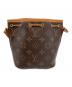 LOUIS VUITTON (ルイ ヴィトン) モノグラム ナノ ノエ ショルダーバッグ ブラウン：120000円