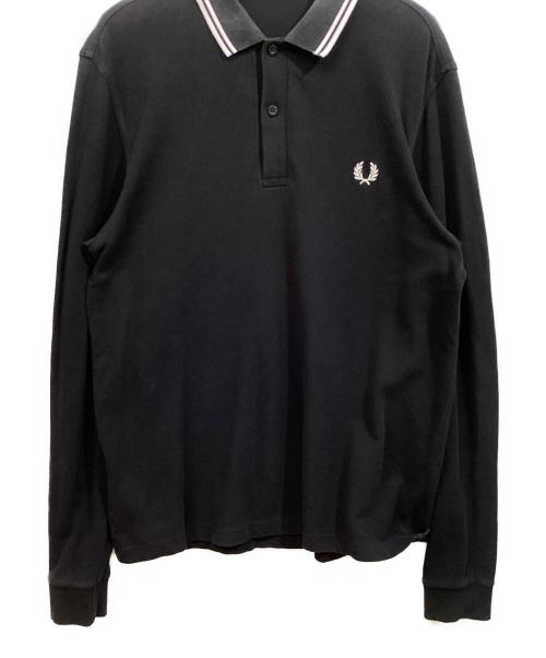 FRED PERRY（フレッドペリー）FRED PERRY (フレッドペリー) ポロシャツ ブラック サイズ:	SIZE Mの古着・服飾アイテム
